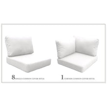 TK Classics High Back Cushion Set for FAIRMONT-10a Sail White