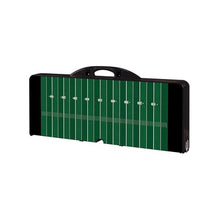 PICNIC TIME Los Angeles Chargers Picnic Table Portable Folding Table with Seats and Umbrella, (Black)