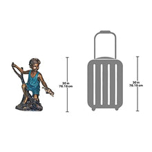 Design Toscano Catch and Release Boy with Frog Garden Statue Two Tone Bronze & Verdigris