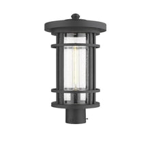 Z-Lite 570PHB-BK 1 Light Outdoor Post Mount Fixture, Black