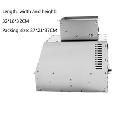 ERoomQ Bird Feed Blown Shell Splitter,Electric Stainless Steel Grain Separator W/Adjustable Speed Fan for Millet.Misc Grains.Melon Seeds
