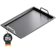 AMT Gastroguss The "World´S [.]" Professional Grill Plate, 20.9 x 13 in, 0.8 in deep, Stainless Steel Handles, die-cast Aluminium, Non-Induction, Lotan® Non-Stick Coating, AMZN-25333-G-US