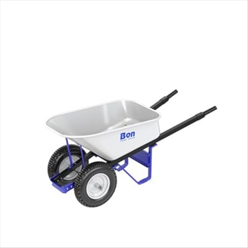 BARROW-STEEL TRAY-6 CU FT-DOUBLE FLAT FREE TIRE-STEEL HNDL
