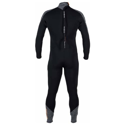 Aqua Lung Aquaflex 5mm Wetsuit Men XXLarge Gray Orange
