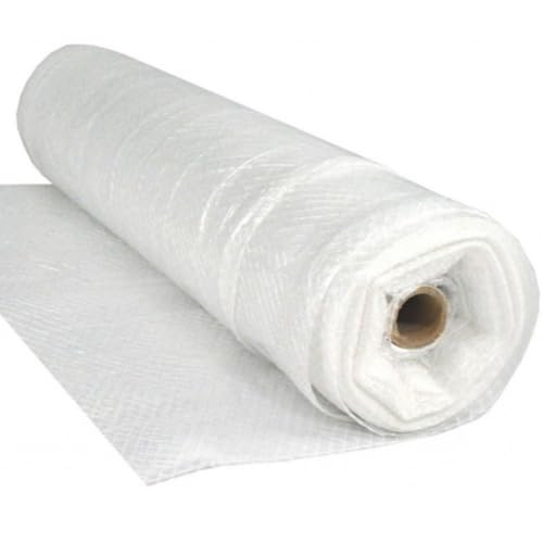 Farm Plastic Supply String Reinforced 10 Mil Clear Greenhouse Plastic Sheeting 42' x 75' Clear