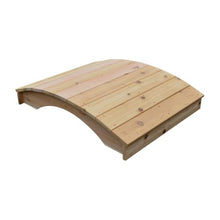 Keystone Amish Co. Cedar Plank Garden Bridge, 3' x 6', Unfinished