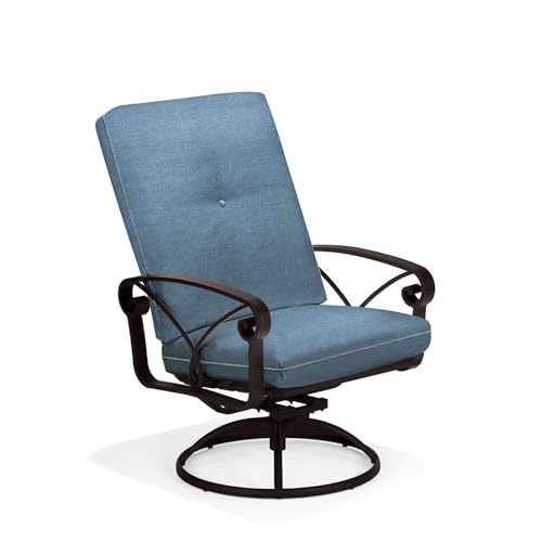 Winston Palazzo Cushion High Back Swivel Rocker Dining Chair