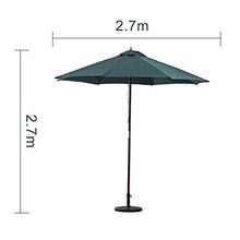 XYWGBMS 2.7M Garden Outdoor Patio Sun Shade, Large Garden in Aluminium Umbrella Canopy Lightweight Sturdy UV Protective for Beach/Pool/Patio/Outdoor Shelter Tent