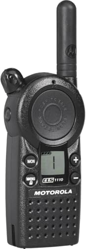 Motorola Solutions CLS1110 Two Way Radio Walkie Talkies 3 Pack Black