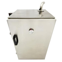 HQHAOTWU Electric BBQ Smoker Automatic Vertical BBQ Smoker with Side Wood Chip Loader Grill 5 Detachable Racks 110V 1KW