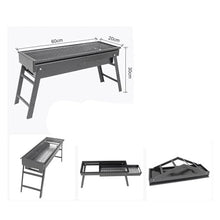 Extended Version Stove Barbecue Stove Home Outdoor Stove Charcoal Rack (D 60 * 20 * 30cm)