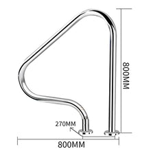 LXLCFHTD Pool Rail Swimming Pool Handrail Pool Handrail,Swimming Pool Safety Hand Rai, Stair Pool Hand Rail Rated 250Lbs Load, Pool Handrail/4Pack