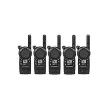 Motorola Solutions 5 Pack CLS1410 Two Way Radio Walkie Talkies Black