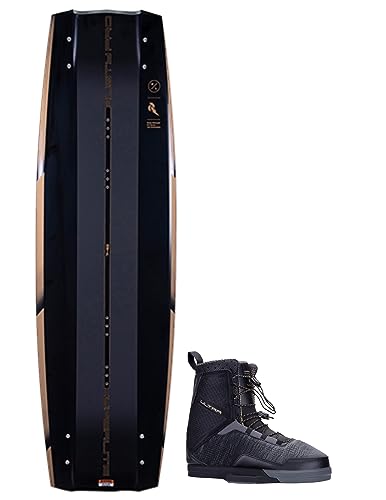 Hyperlite Rusty Pro Mens Wakeboard 140 W/Ultra Bindings Black/Gold
