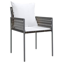 LKJVFCPW 7 Piece Outdoor Dining Set, Weather-Resistant PE Rattan Patio Furniture with Table and 6 Chairs, Modern Garden Seating for Backyard Deck