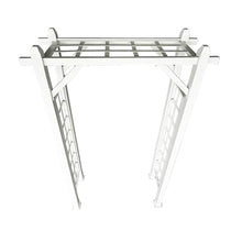 Oakland Living White Modern Aluminum Garden Arbor Arch
