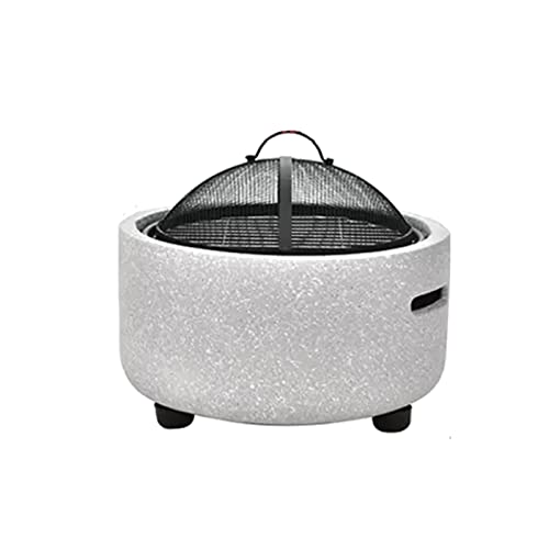 FYorbitH Barbecue Table Barbecue Table Balcony Small Barbecue Rack Stove with Table Cover Fireplace Table Grill Basin Heating Grill Indoor Outdoor Courtyard Grill Table