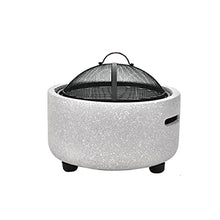 FYorbitH Barbecue Table Barbecue Table Balcony Small Barbecue Rack Stove with Table Cover Fireplace Table Grill Basin Heating Grill Indoor Outdoor Courtyard Grill Table