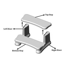 YUEWO Hot Tub Spa Steps with Storage Compartment Slip-Resistant Step for Any Hot Tub Shape and Size, Grey