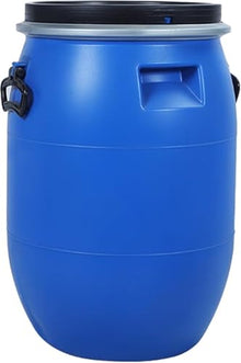 DIROVO Rain Barrels Plastic Barrels, Food Grade Barrel with Lid, Drum,Agriculture Or Industrial, Multifunctional Shipping Container for Home Brewing(200L)