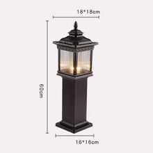 SZHANG American Outdoor Lamp, Lawn Floor Lamp, Column Head Lamp, Wall Lamp, Garden Villa Power Supply, Garden Lamp, Waterproof IP65 Garden Landscape Lamp