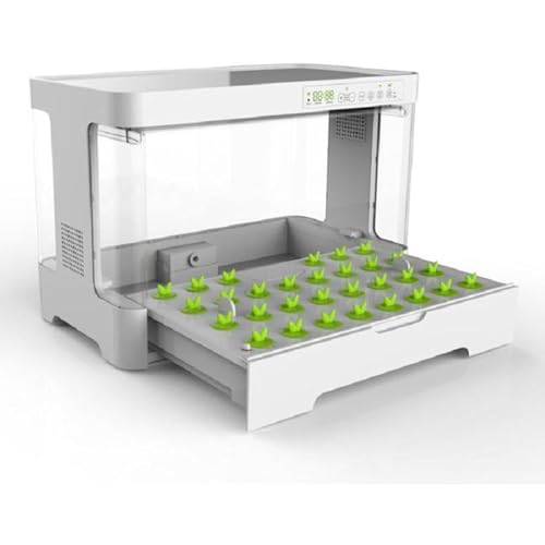 Indoor Hydroponics System Indoor Garden 30 Pods Intelligent Growing System - 20W LED Grow Light Germination Kits - Automatic Timer + 4L Water Tank wyqdp240305