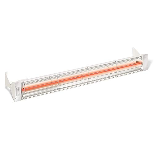 Infratech W-3028 WH Stainless Steel 61.25” Single Element Fixture 3000 Watt, 208 Volt, White Finish