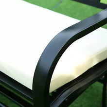 HIHELO Outdoor Wrought Iron Double Rocking Chair Outdoor Balcony Courtyard Creative Two People Rocking Bed Chair Garden Leisure Chair Park Chair Outdoor Bench (Color : B)