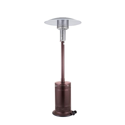 90 Inch Portable Liquid Propane Patio Heater-Antique Bronze Finish