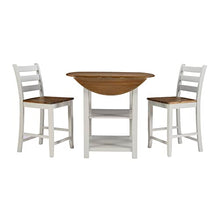 Powell Company Sita Three Piece Counter Dining Set Light Grey & Birch