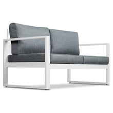 Home Square 3-Piece Patio Set with 2 Chairs & Loveseat White