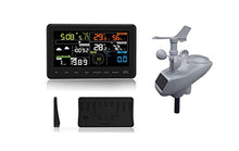GFAZXDS Weather Station Solar Weather Station Can Be Connected to PC with WiFi 433MH-z Small Weather Meter