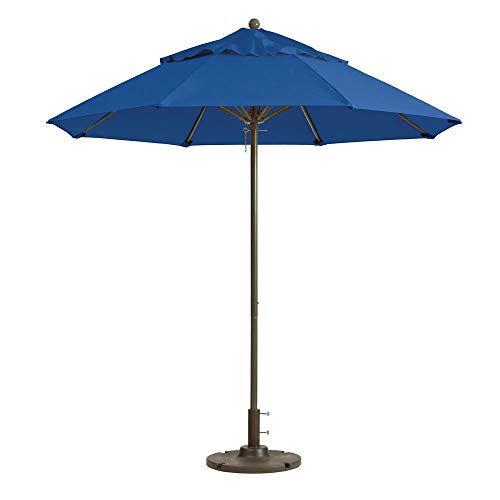 GROSFILLEX INC Windmaster 9 ft Fiberglass Umbrella Blue