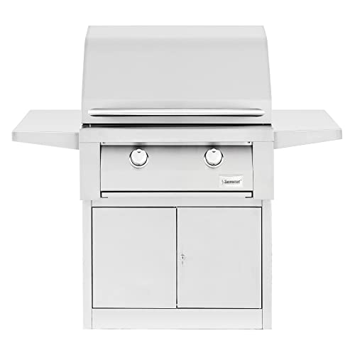 Summerset (SBG30-LP-SBG30-PED) Builder Series Gas Grill On Pedestal, 30-Inch, Propane