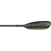 Werner Paddles Camano Hooked Adjustable Fiberglass Kayak Fishing Paddle Bass Green