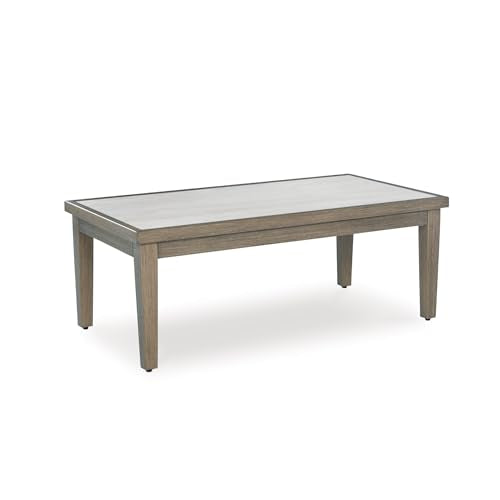 Signature Design by Ashley 1-Piece Outdoor Coffee Table, Sintered Stone