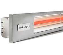 Infratech SL-4024 SS Slimline Series Single Element Electric Patio Heater 63.5"Long, 4000 Watts, 240 Votls, Silver Finish
