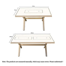 YUHUAWF Grill Outdoor Camping Outdoor Barbecue Tables Leisure Courtyard Table Villa Yard Household Aluminum Alloy Multi-Function Stove BBQ Grill(188x100cm)