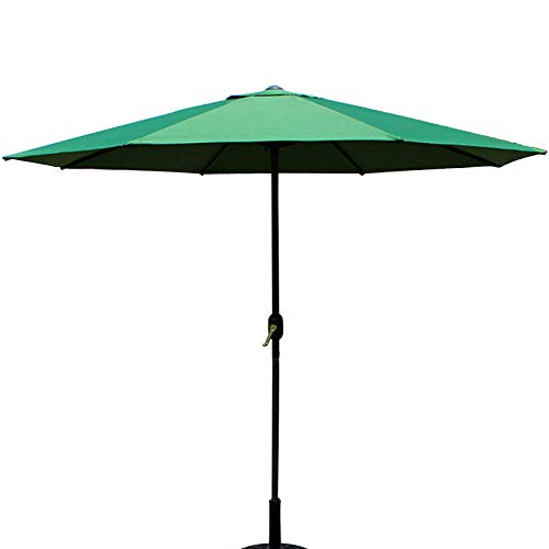 JOMRTS Parasol Beach Parasol 2.7M38mm Iron Rod, withSolid Ribs, Outdoor Sunshade Round Parasol with Hand Crank Umbrella, Canopy