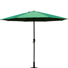 JOMRTS Parasol Beach Parasol 2.7M38mm Iron Rod, withSolid Ribs, Outdoor Sunshade Round Parasol with Hand Crank Umbrella, Canopy