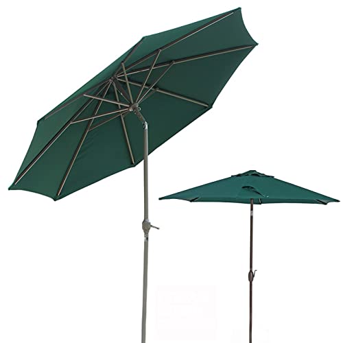 Outdoor Table Market Umbrella 1PCS Garden Parasol Umbrella, Tilting Sun Shade Umbrella, With 8 Sturdy Ribs Waterproof Sun Protection Sun Umbrella, Ideal For Commercial And Residential Use, Sunshade S