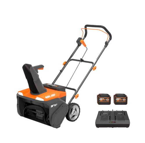 WORX Cordless Snow Blower,40V 20" Snow Thrower, WG461