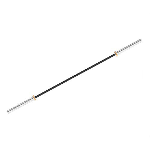 Power Systems Men's 20kg Hybrid Bar - Black Zinc and Stainless Steel Construction Silver