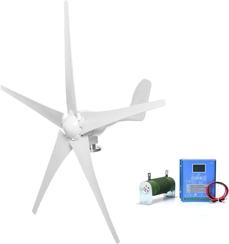 CHRISK 9000W Wind Turbine Generator Windmill with MPPT Controller Power Supply Kit Solar Complementary Permanent Magnet Wind Turbine Generator,24v