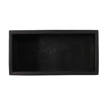 roomfitters Outdoor Large Square MGO Planter for Modern Spaces, Durable 35'' Length Design, Black