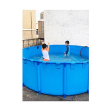 Pool Above Ground, Canvas Pond Swimming Pool Fish Pond Foldable Strong Load-Bearing Capacity Raising Koi Garden Irrigation Environmentally Friendly and Odorless Water Tank Industry Agricul