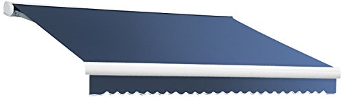 Awntech Retractable Awning Manual 18'W x 10'D x 10" H Dusty Blue