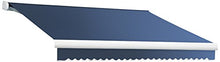Awntech Retractable Awning Manual 18'W x 10'D x 10" H Dusty Blue