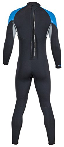 Henderson 7mm Thermoprene Pro Men’s Back Zip Jumpsuit Black/Blue