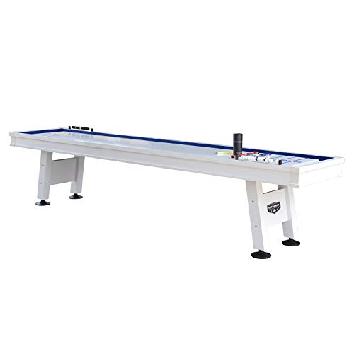 Hathaway Crestline 12-Ft Shuffleboard Table White